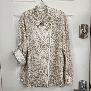 Calvin Klein Blouse - 3/4 or Long Sleeve - Size 2X